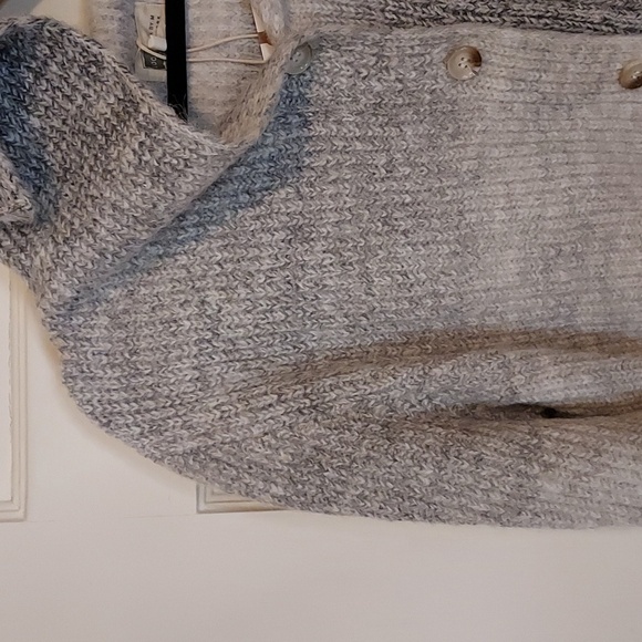 Look By M Sailor Collar Gradient Cardigan One Size - Picture 9 of 14